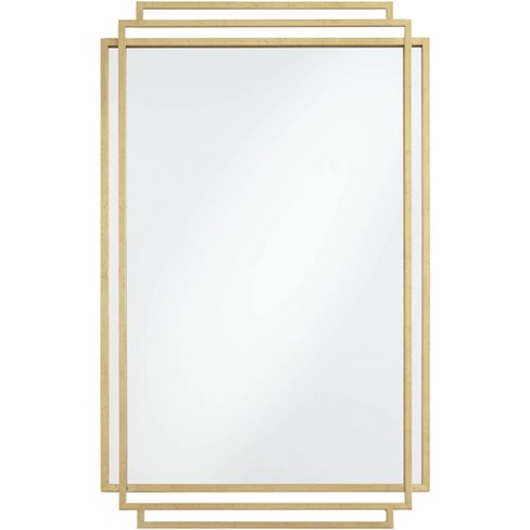 Uttermost Amherst Brushed Gold 24" x 38 1/2" Wall Mirror - image 1 of 4