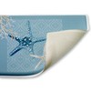 Stupell Industries Starfish Tours Nautical Pattern Printed Plush Bath Mat And Bath Rug, Design By Kim Allen, 18"X30" - 2 of 4