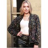 Anna-Kaci Sparkly Sequin Jacket Glitter Long Sleeves Zip Up Bomber Velvet Jacket - 2 of 4