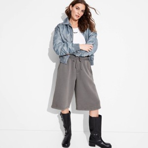 Women's Baggy Longline Sweat Shorts - Wild Fable™ - 1 of 3