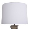 Grayson Urn Pedestal Table Lamp: Weathered Finish, Adjustable 3-Way Lighting - StyleCraft - 4 of 4