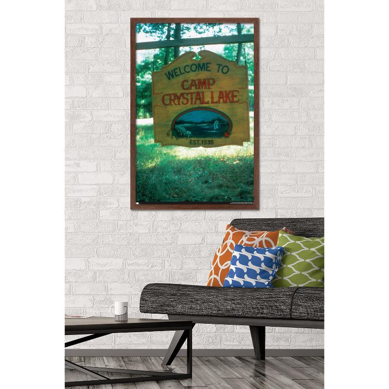 Trends International Friday The 13th - Welcome To Camp Crystal Lake Framed Wall Poster Prints, 2 of 7
