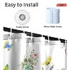 LunaLulinlk Floral and Butterfly Shower Curtain - 3 of 4