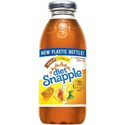 Snapple Diet Half And Half Iced Tea - 16 Fl Oz Plastic Bottle (Pack of 6)
