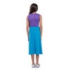 Girls Casual Solid Color Elastic Waist A Line Skirt - 3 of 4