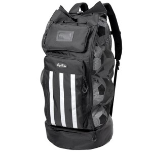 XXL Soccer Ball Bags for Coaches | 600D Oxford Cloth | SBS Zippers | Card Holder - 1 of 4