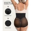 SHAPELLX Women's Shapewear Panties Tummy Control Underwear High Waist Body Shaper Breathable Compression Briefs Girdle—Black 38 - 2 of 3