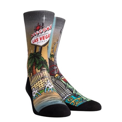 Rock Em Elite City - Las Vegas Landmark Crew Socks