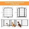 Acekool Steel Pet Playpen - 40" 8-Panel Secure Play Yard for Small Pets - 4 of 4