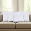 Utopia Bedding 18"x18" 4pk Throw Pillows Insert White - 2 of 4