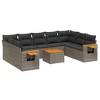 vidaXL Garden Sofa Set Grey - 2 of 4