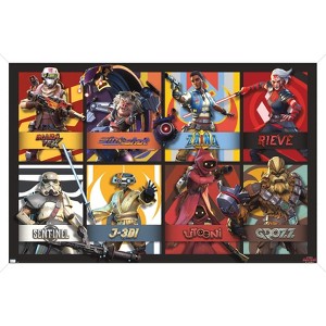 Trends International Star Wars: Hunters - Grid Framed Wall Poster Prints - 1 of 4