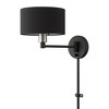 Livex Lighting Bainbridge 1 - Light Wall Light in  Black/Brushed Nickel - 4 of 4