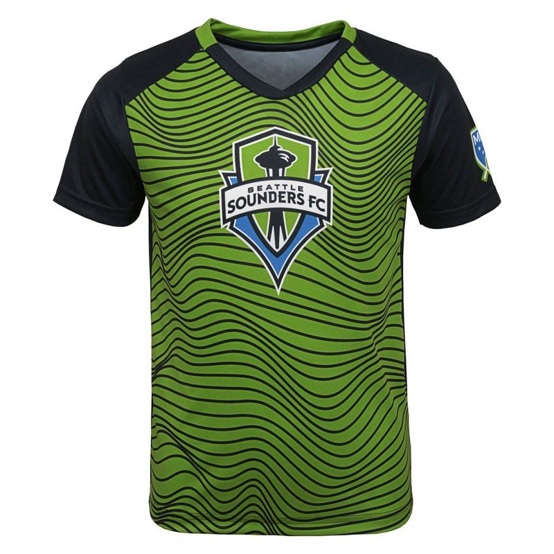 MLS Seattle Sounders Boys&#39; Sublimated Poly Jersey, 2 of 4