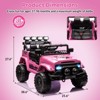 Jojoka 12V Kids Ride On Car, Electric Truck Ride On Toys with 5MPH Max Speed, Remote Control, LED Lights, Music for Kids Gifts - 2 of 4
