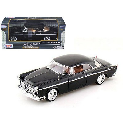 1955 Chrysler C300 Black 1/24 Diecast Model Car by Motormax