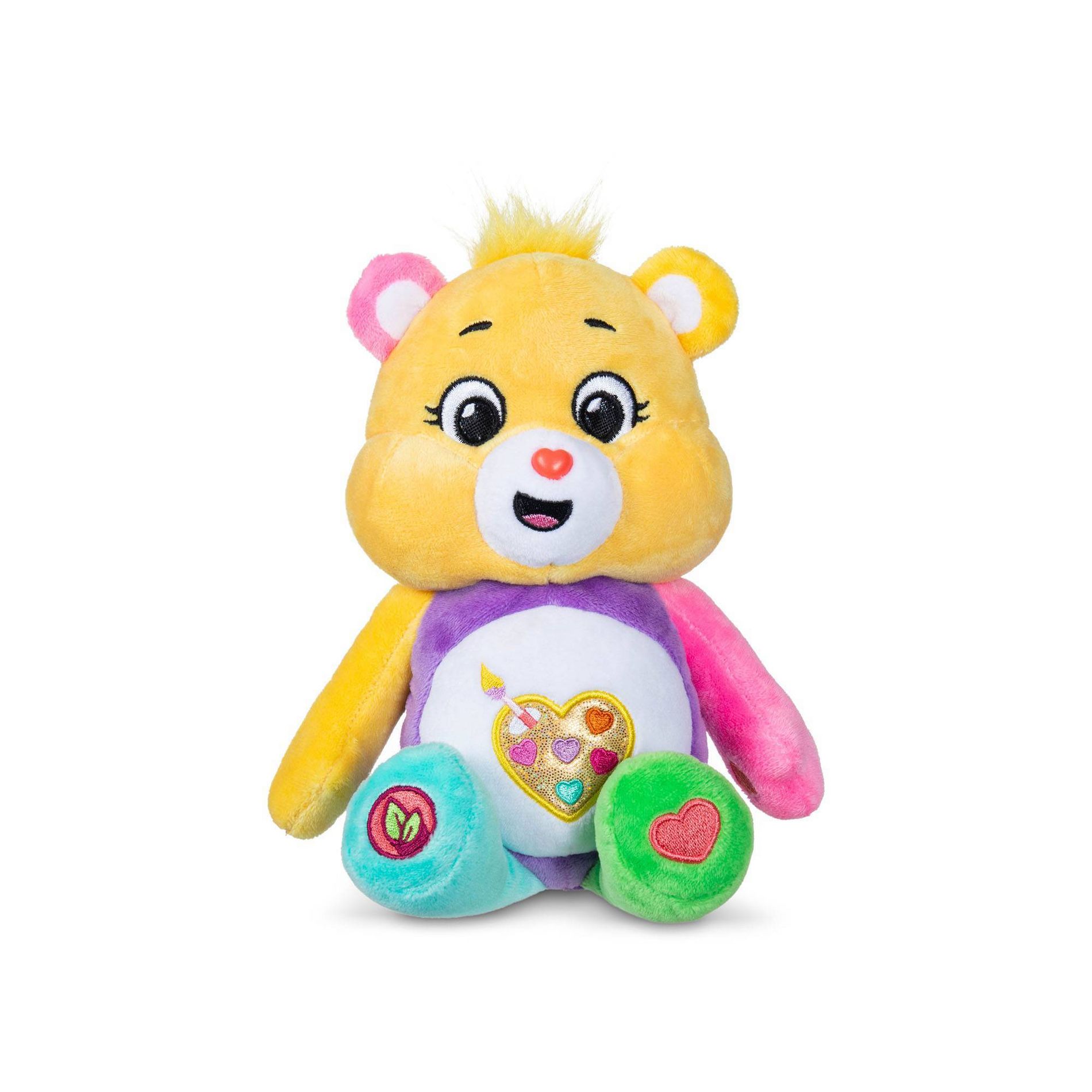 Care Bears Fun Size Sparkle Plush-  Work of Heart Bear