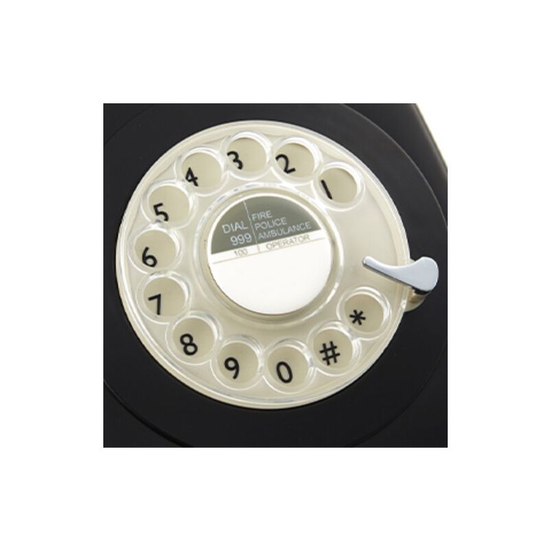 GPO Retro GPO746WIVR 746 Desktop Rotary Dial Telephone - Black, 2 of 7