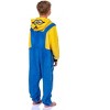 Minions Boys' Kigurumi Union Suit Fleece Pajamas – Stuart & Kevin Designs - 4 of 4