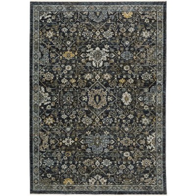 Oriental Weavers Aberdeen 533K1 Blue/ Light Blue Indoor Area Rug - 6'7" x 9'6"