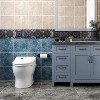 LunaLulinlk Double Post Pivoting Detachable Wall Mount Toilet Paper Holder - 2 of 4
