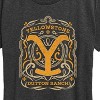 Women's - Yellowstone - Yellowstone Flourish Design Short Sleeve Graphic T-Shirt - 2 of 4