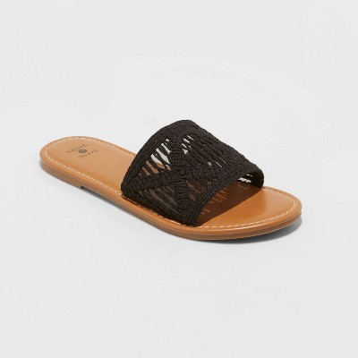 Women's Nicole Knit Slide Sandals - Shade and Shore™
