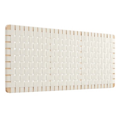 Modway Sparta Weave Wall-Mount Queen Vegan Leather Headboard