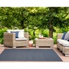 Liora Manne Avalon  Indoor/Outdoor Rug  Navy.. - 4 of 4
