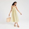 Women's Smocked Midi Slip Dress - A New Day™ - 4 of 4