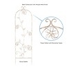 Decorative Flower Stem Metal Panel Garden Trellis - for Climbing Plants, Vines, Roses, Vegetable Plants & Flowers by Pure Garden - 2 of 4