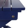 Kumasinova 18.2"Foldable&Portable Outdoor Side Table,Premium Acacia Wood Patio End Table for Poolside,Porch&Garden,Rustic Sofaside Table,Natural - 3 of 4