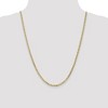 Black Bow Jewelry 3mm 10k Yellow Gold Concave Anchor Chain Necklace - 2 of 4