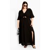 Women's Plus Size Jolene Maxi Dress - black | CCX - 2 of 4
