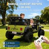 24V 2-Seater Kids Ride-On Truck with Parent Remote Control, Spring Suspension, 2-Speed Electric Vehicle with LED Headlights & Music Player - 4 of 4