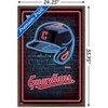 Trends International MLB Cleveland Guardians - Neon Helmet 23 Framed Wall Poster Prints - 3 of 4