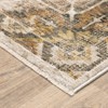Oriental Weavers Maharaja 661C1 Gold/ Ivory Indoor Area Rug - 3'3" x 5' - 2 of 4