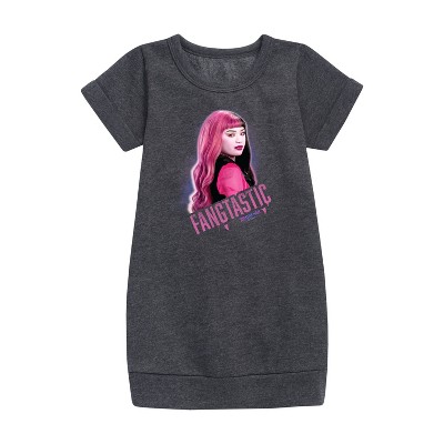 - Monster High - Fangtastic Graphic Short Sleeve Fleece Dress