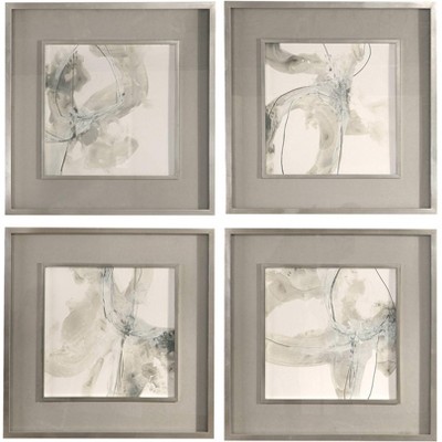 Uttermost Divination 25 1/4" Square 4-Piece Framed Wall Art Set