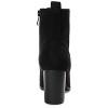 Journee Womens Baylor Lace Up Stacked Heel Booties - 3 of 4