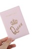 Unique Bargains Crown Letter Passport Holder 1 Pc - 3 of 4