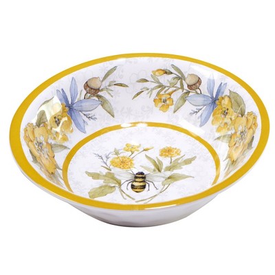 10.8 4pk Earthenware Sweet As A Bee Dinner Plates - Certified International