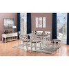 Isle Shores II Counter Height Dining Table Cream - Treasure Trove Accents: Kitchen Nook Trestle Base, Seats 6 - 4 of 4