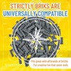 Strictly Briks Classic Bricks Starter Kit, Gray, 144 Pieces, 1x4 Inches, 100% Compatible with All Major Brick Brands - 4 of 4