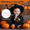 Sensory Chew Necklaces For Halloween - Skull & Cross Silicone Teething Jewelry For Autism ADHD Relief (2Pack) - 4 of 4
