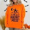 Simply Sage Market Women's Graphic Sweatshirt I'm A Haunt Mess - 2 of 4