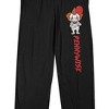 It Movie (2017) Pennywise Men's Black Graphic Sleep Pants - 2 of 4