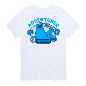 Boys' - Sesame Street - Adventurer Cookie Monster Short Sleeve Graphic T-Shirt - 1 of 4