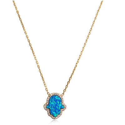 Jewels by Sunaina - OPAL Hamsa Necklace