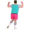 Plus Size Work It Out 80's Costume for Men